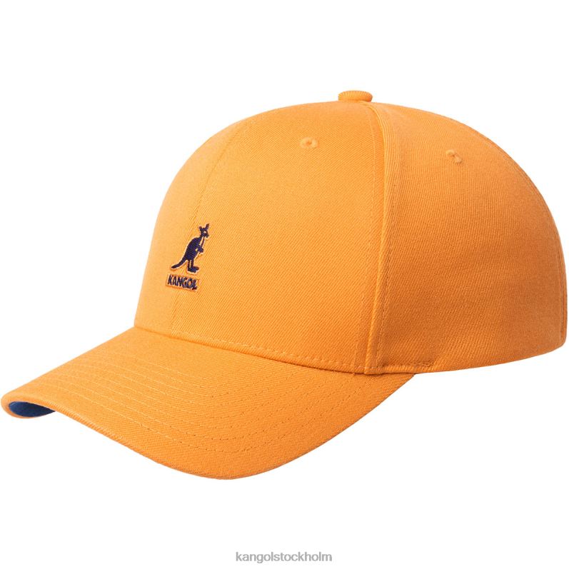 Kangol unisex- ull flexfit baseboll B0ZLB330 Tillbehör aprikos apelsin
