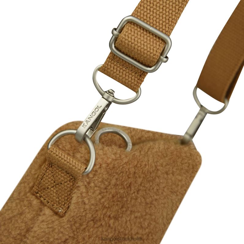 Kangol unisex- bichon ii crossväska B0ZLB988 Tillbehör brun