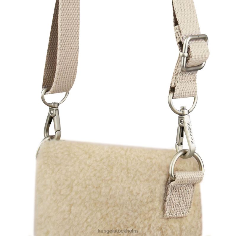 Kangol unisex- bichon ii crossväska B0ZLB989 Tillbehör ecru