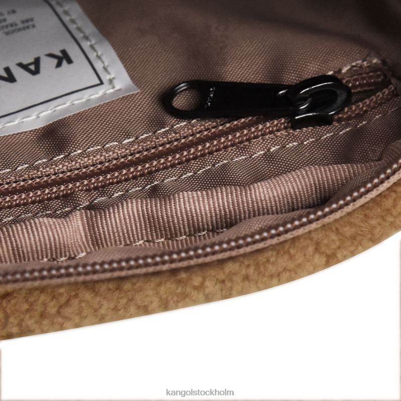 Kangol unisex- bichon ii fyrkantig korsväska B0ZLB985 Tillbehör brun