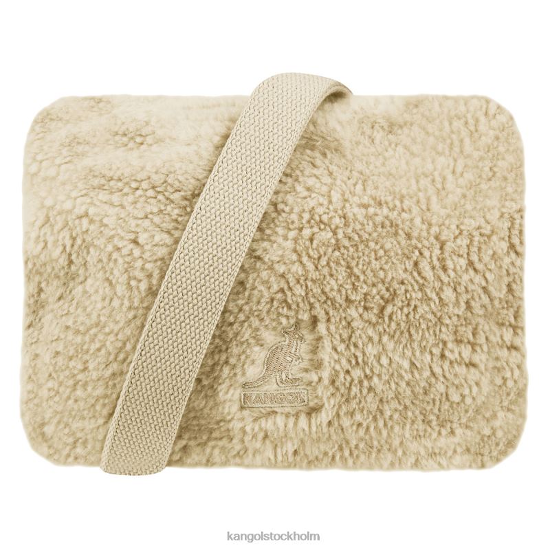 Kangol unisex- bichon ii fyrkantig korsväska B0ZLB986 Tillbehör ecru