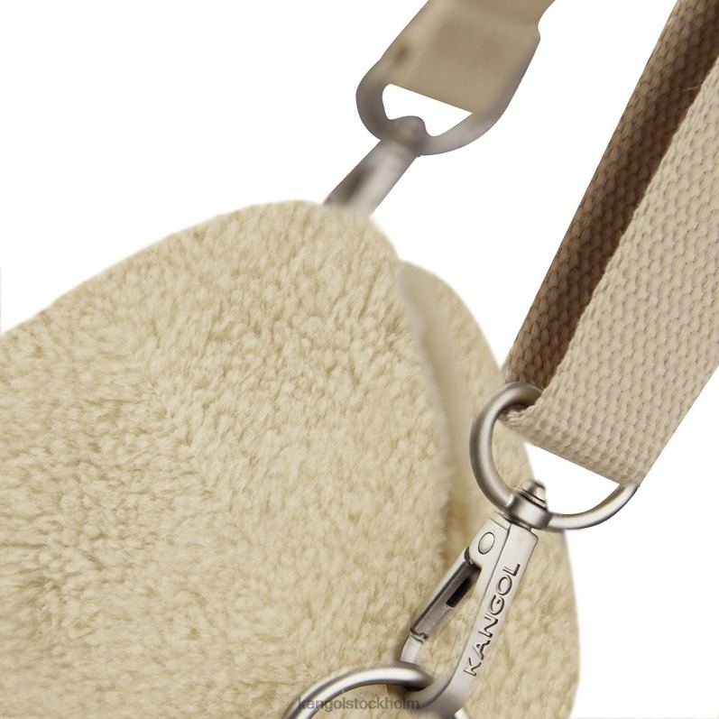Kangol unisex- bichon ii fyrkantig korsväska B0ZLB986 Tillbehör ecru