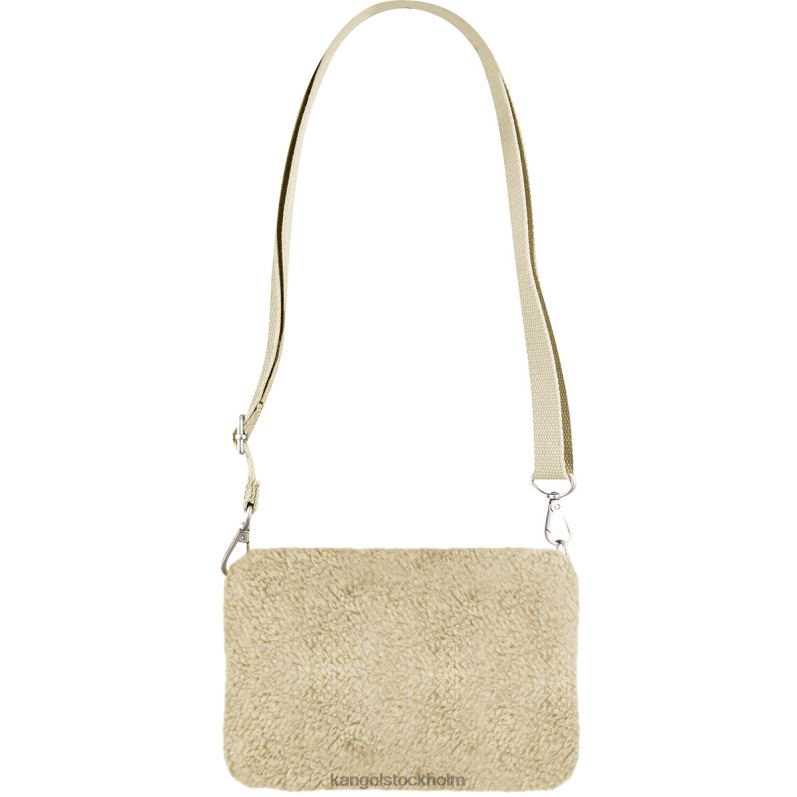 Kangol unisex- bichon ii fyrkantig korsväska B0ZLB986 Tillbehör ecru