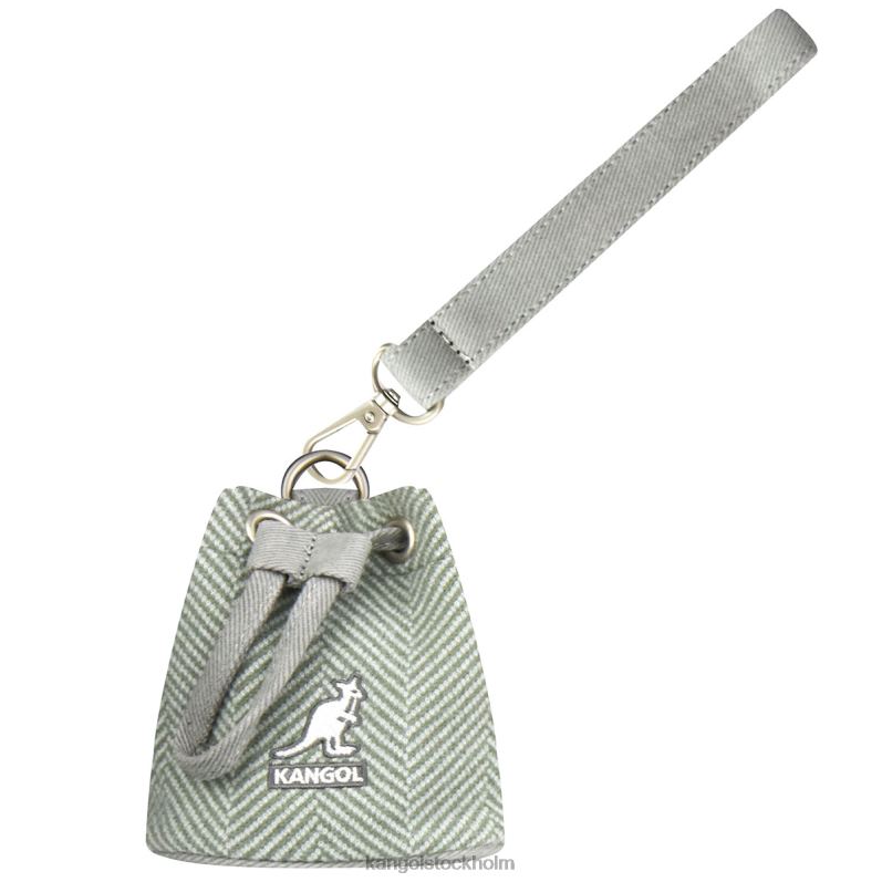 Kangol unisex- fiskbens-minipåseberlock B0ZLB1258 Tillbehör mynta