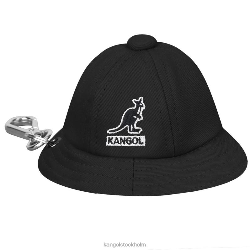 Kangol unisex- avslappnad nyckelring B0ZLB1259 Tillbehör svart