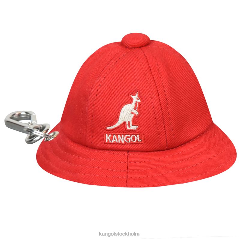 Kangol unisex- avslappnad nyckelring B0ZLB1260 Tillbehör röd