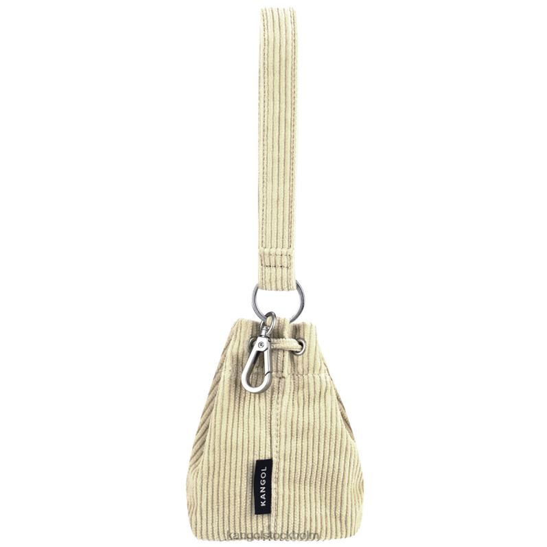 Kangol unisex- manchester mini bucket bag nyckelring B0ZLB1245 Tillbehör beige