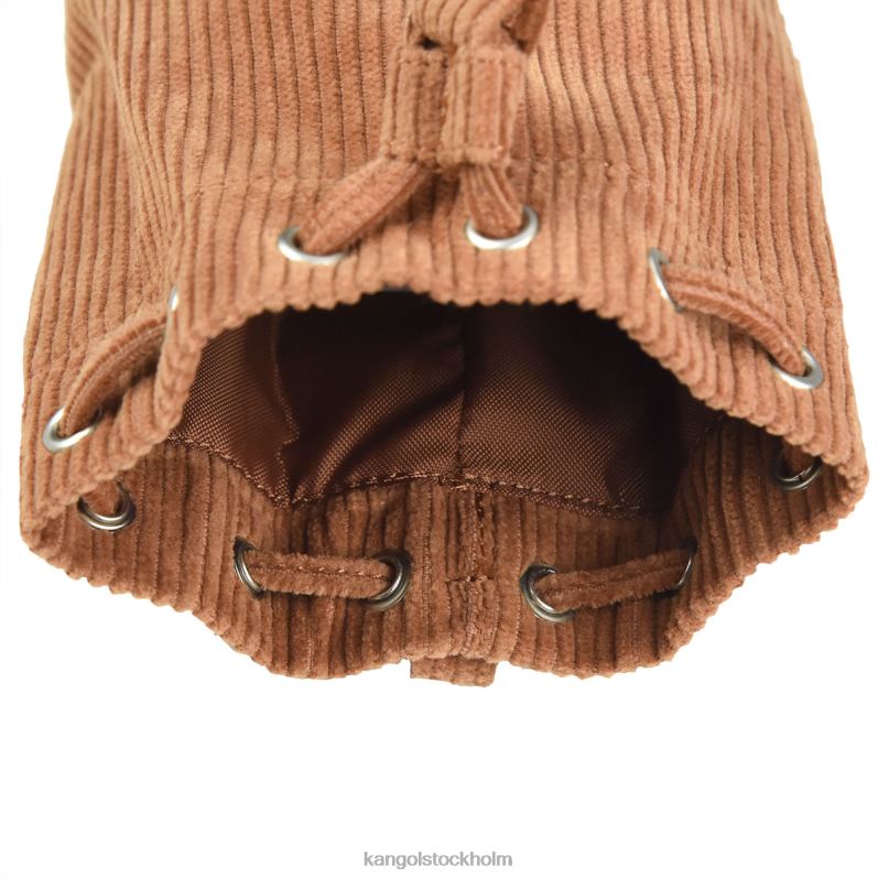 Kangol unisex- manchester mini bucket bag nyckelring B0ZLB1246 Tillbehör brun