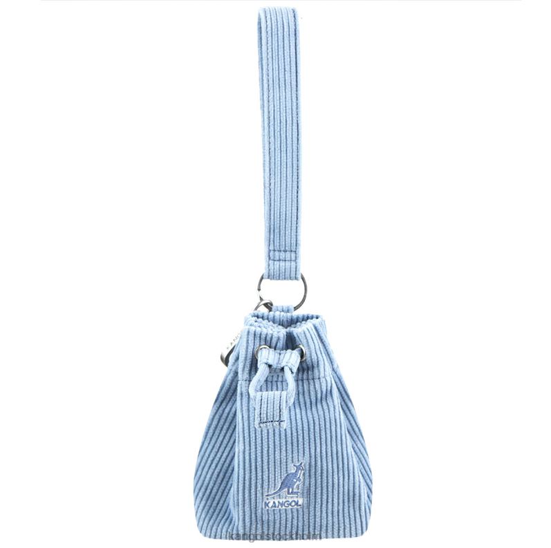 Kangol unisex- manchester mini bucket bag nyckelring B0ZLB1247 Tillbehör melerad blå
