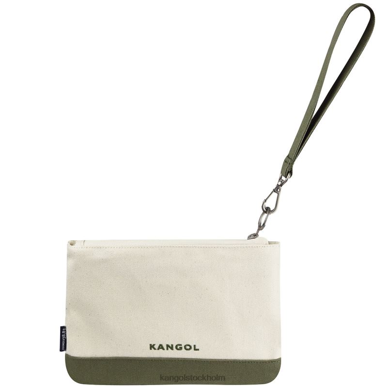 Kangol unisex- lycklig canvas påse set B0ZLB962 Tillbehör kaki