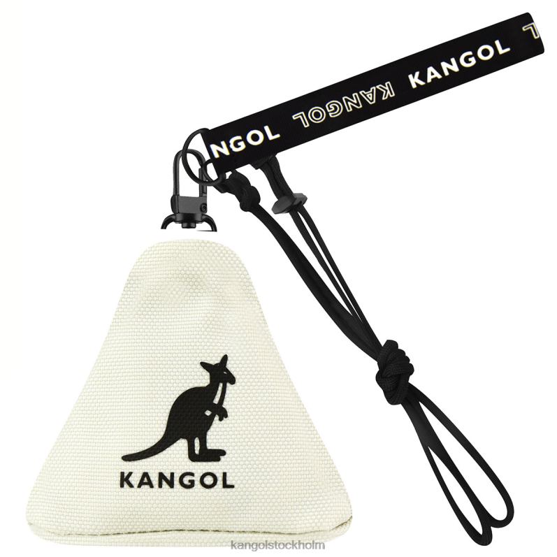 Kangol unisex- redskap i triangelpåse berlock B0ZLB1266 Tillbehör elfenben