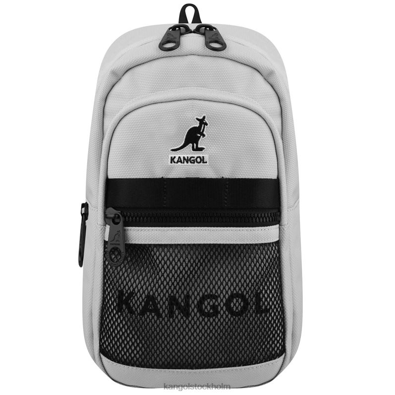 Kangol unisex- icon iii sling bag B0ZLB956 Tillbehör ljusgrå