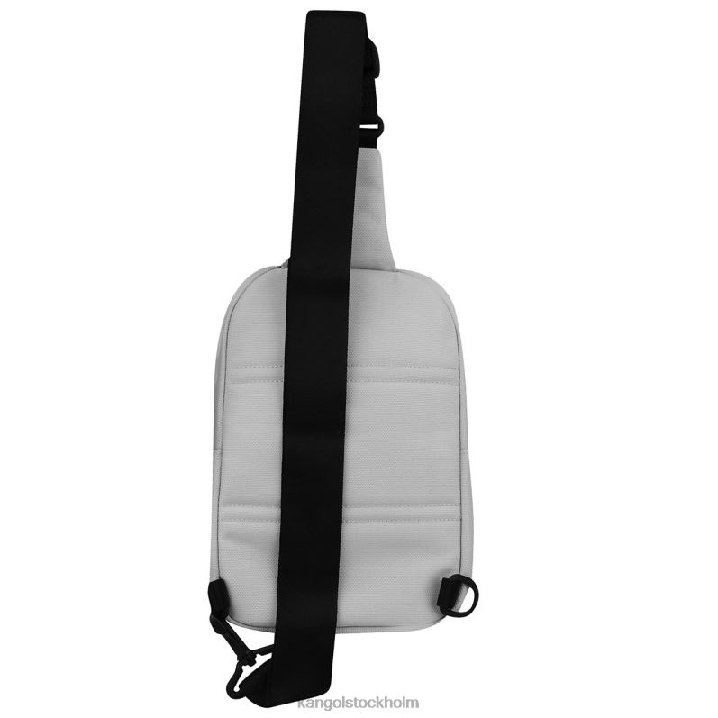 Kangol unisex- icon iii sling bag B0ZLB956 Tillbehör ljusgrå
