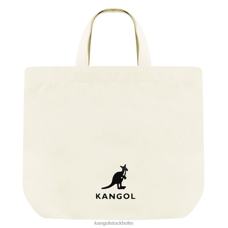 Kangol unisex- Miljövänlig zippi medium väska B0ZLB936 Tillbehör grädde