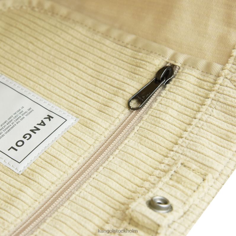 Kangol unisex- cord v axelväska B0ZLB974 Tillbehör beige