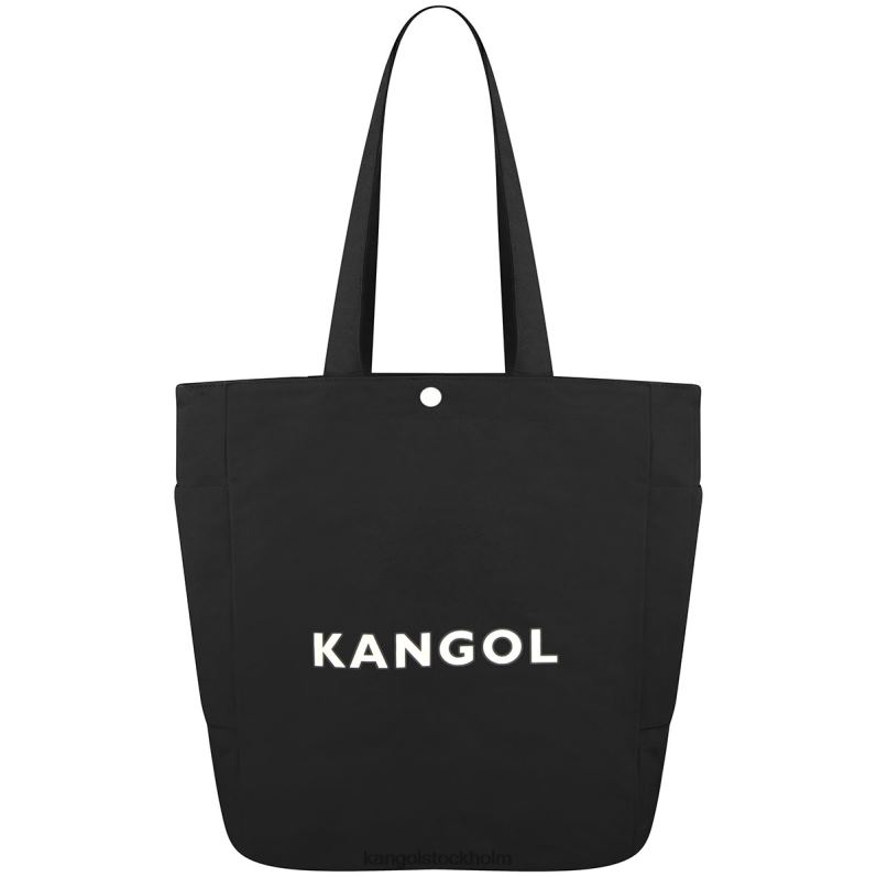 Kangol unisex- jerry shopper väska B0ZLB969 Tillbehör svart/benvit