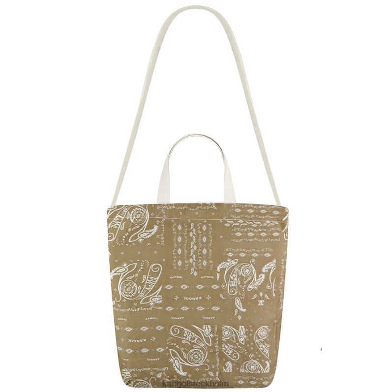 Kangol unisex- vändbar paisley-väska B0ZLB964 Tillbehör elfenben