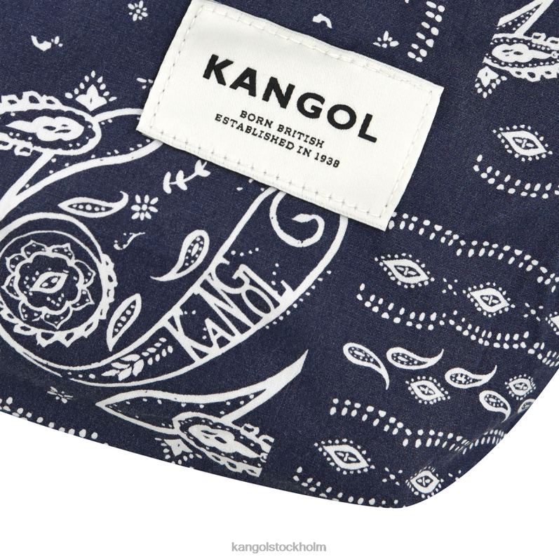 Kangol unisex- vändbar paisley-väska B0ZLB965 Tillbehör Marin
